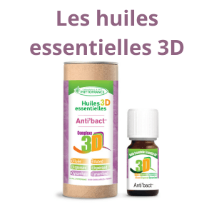 Huiles essentielles 3D du laboratoire phytofrance